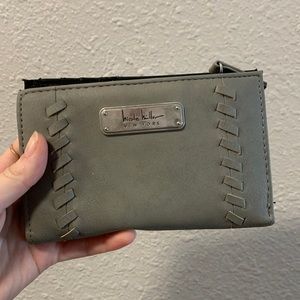 Nicole Miller gray wallet